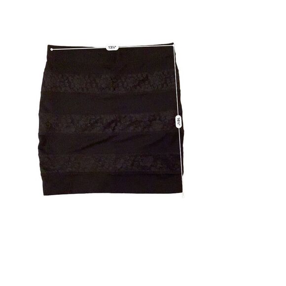 (6 for $25)Forever 21 black stretch miniskirt medium - Picture 6 of 6